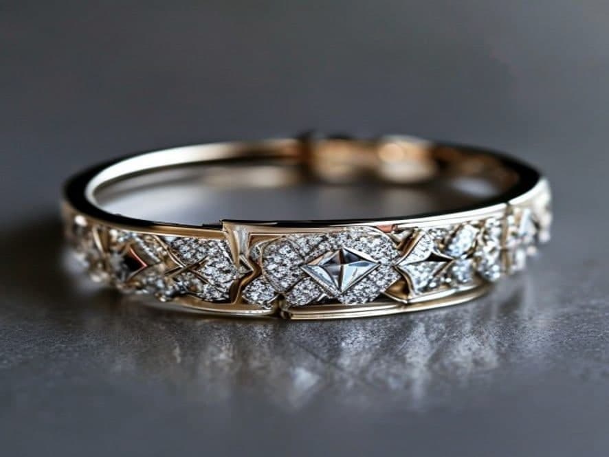 Art Deco diamond and platinum bracelet, c.1925 — photo 1