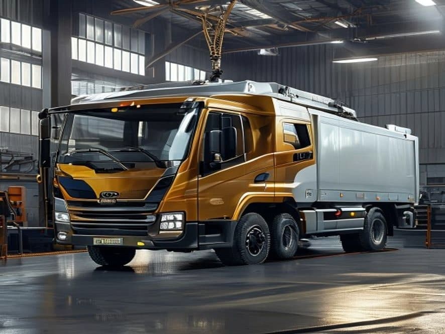 Iveco Daily 70C18 tipper with crane, 2022 — photo 1