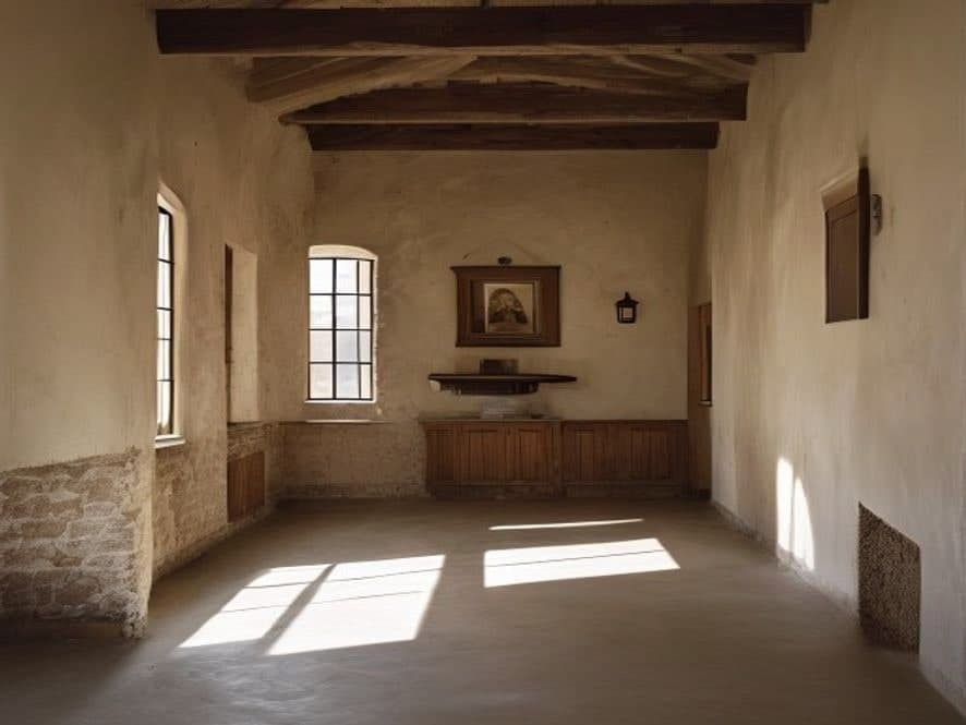 John Piper original oil — Welsh chapel interior, 1956 — photo 1
